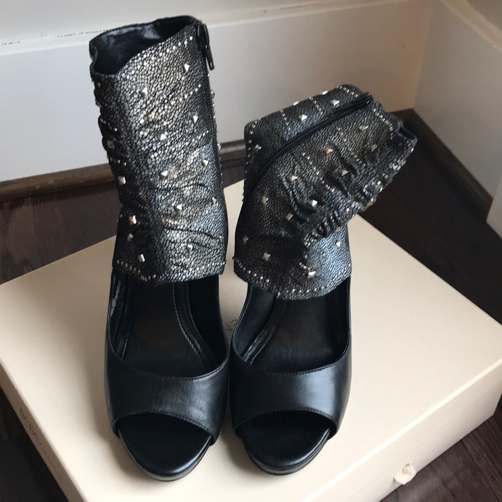 BCBGeneration Open Toe Bootie - Picture 2 of 5